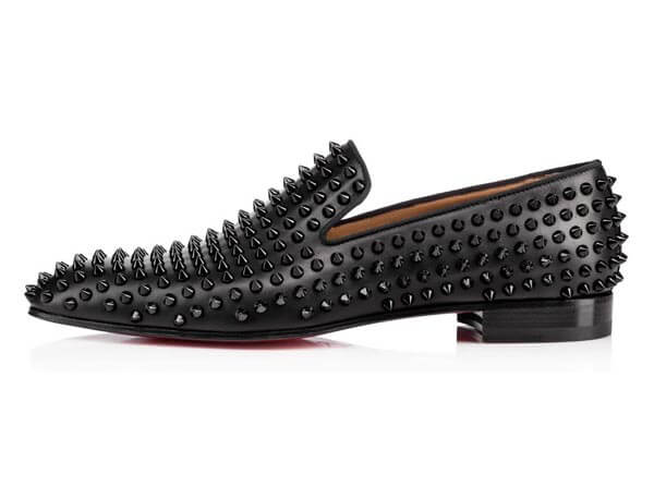 2016-17AW新作クリスチャン ルブタンコピー 大人の格上げローファー Christian Louboutin Dandelion 黒x黒